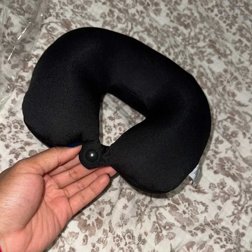 Plush Penguin Bird Toy/ converts to travel pillow- Black and White